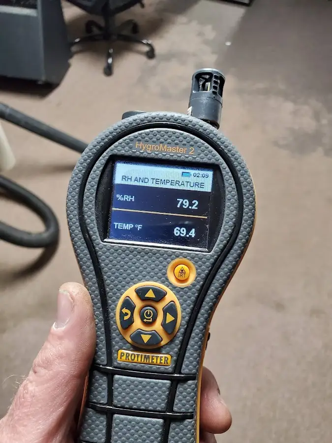 Moisture meter humidity assessment for Mold Remediation & Removal in Brownsville