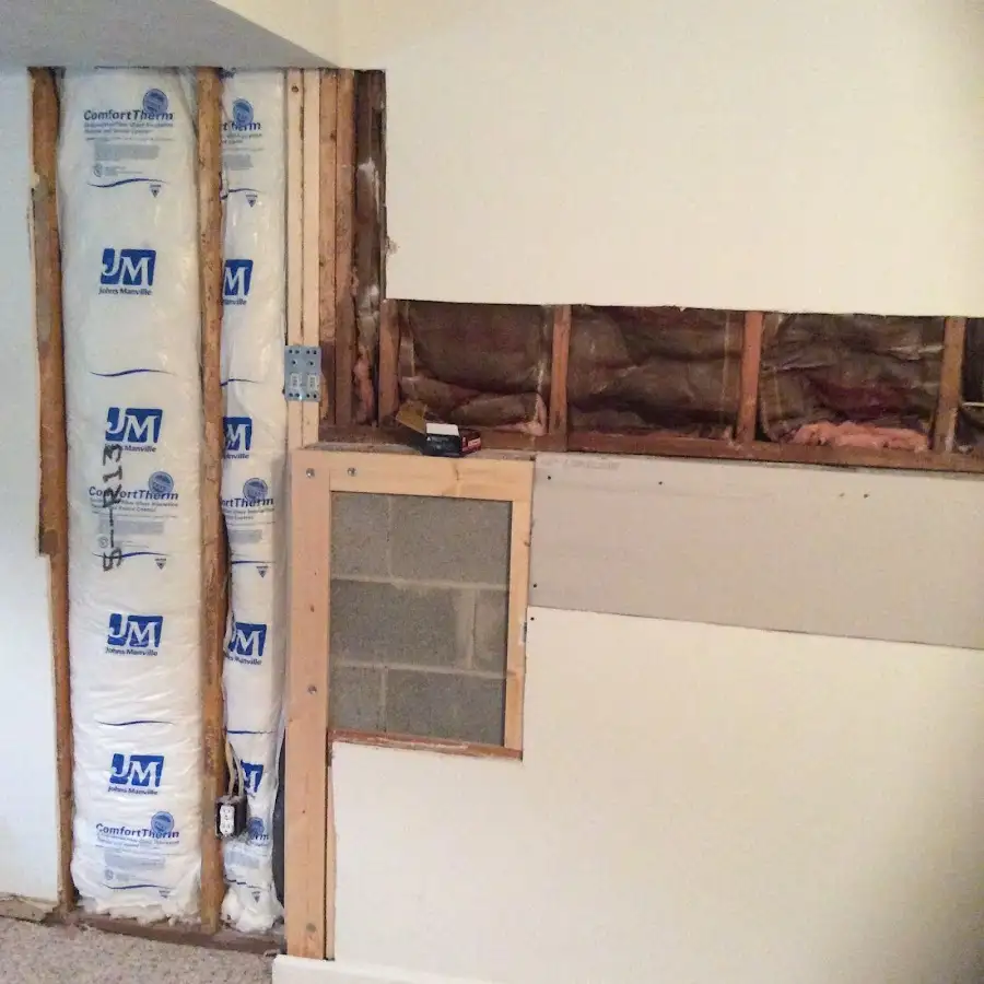 Wall insulation replacement during Odor Removal & Deodorization in Brownsville